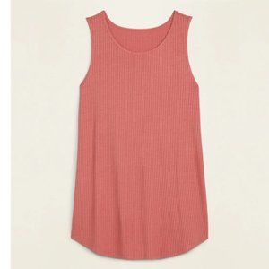NWT Old Navy High-neck Rib-Knit Swing Tank